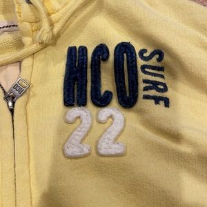 Hollister zipper down hoodie